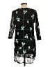 Alfani Graphic Black Cocktail Dress Size L - photo 2