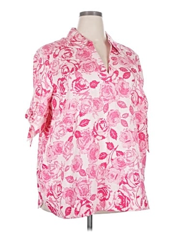 Foxcroft 3/4 Sleeve Blouse (view 1)