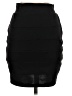 Iz Byer Solid Black Casual Skirt Size S - photo 2