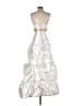 Jessica McClintock 100% Polyester White Cocktail Dress Size 5 - photo 2