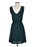 Everly Solid Teal Casual Dress Size S - photo 2