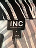 INC International Concepts Stripes Silver Casual Pants Size 4 - photo 4
