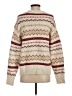 American Eagle Outfitters Chevron-herringbone Ivory Pullover Sweater Size S - photo 2