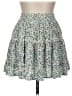 Unbranded Floral Blue Teal Casual Skirt Size M - photo 1