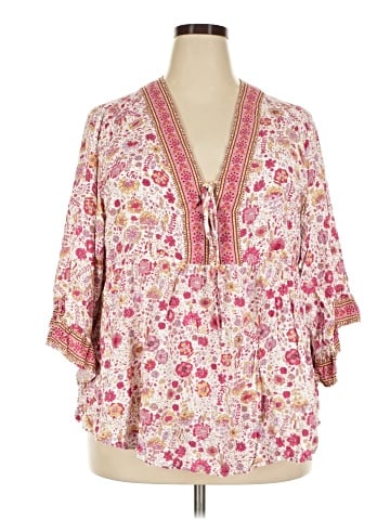Cynthia Rowley 3/4 Sleeve Blouse (view 1)