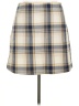 Blue Rain Plaid Ivory Casual Skirt Size XL - photo 1