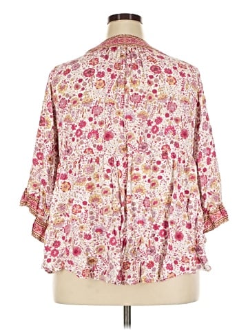 Cynthia Rowley 3/4 Sleeve Blouse (view 2)
