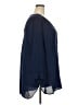 DR2 100% Polyester Blue 3/4 Sleeve Blouse Size 2X - photo 4