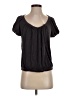 Vanessa Bruno Black Short Sleeve Blouse Size Med (2) - photo 1