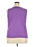 Basic Editions Purple Sleeveless T-Shirt Size 2X - photo 2
