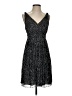 Intuitions Polka Dots Black Cocktail Dress Size S - photo 1