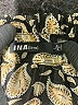 INA 100% Polyester Gold Long Sleeve Blouse Size L - photo 7