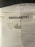 Dance & Marvel White 3/4 Sleeve Blouse Size L - photo 4