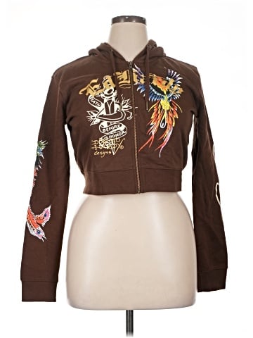 Ed Hardy Zip Up Hoodie (view 1)