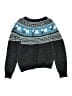 Holiday Time Print Blue Pullover Sweater Size 8 - 10 - photo 2