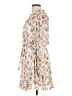 Blue Rain Floral Ivory Casual Dress Size L - photo 5