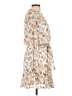 Blue Rain Floral Ivory Casual Dress Size L - photo 4