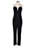 Amanda Uprichard 100% Polyester Solid Black Jumpsuit Size P (petite) - photo 1