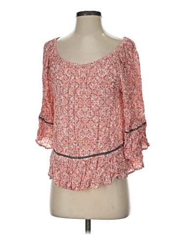 Democracy 3/4 Sleeve Blouse (view 1)