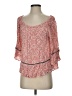 Democracy 100% Rayon Orange 3/4 Sleeve Blouse Size S - photo 1