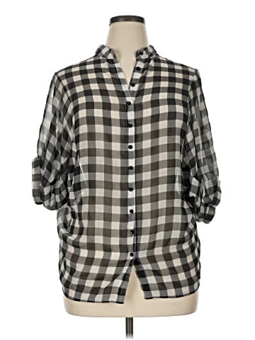 Millau 3/4 Sleeve Button-Down Shirt (view 1)