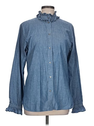 J.Crew Long Sleeve Button-Down Shirt (view 1)
