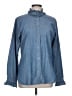 J.Crew Blue Long Sleeve Button-Down Shirt Size 10 - photo 1