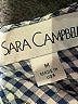 Sara Campbell Blue Short Sleeve Blouse Size M - photo 7