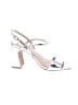 BP. Metallic Silver Sandals Size 7 1/2 - photo 1