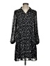 Nine West 100% Polyester Print Black Casual Dress Size S (petite) - photo 1