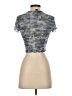 ONLY HEARTS Blue Short Sleeve Top Size S - photo 2
