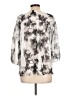 AB Studio Gray 3/4 Sleeve Blouse Size L - photo 2