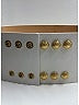 Balmain 100% Leather White Leather Belt Size EU 36 - photo 5