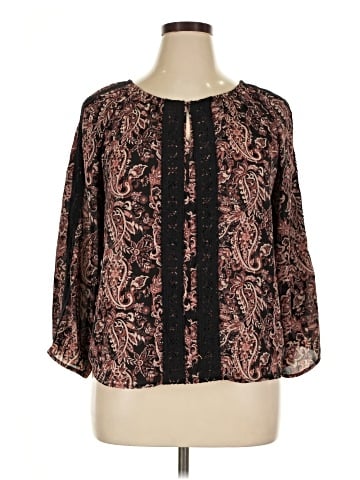 Collective Concepts 3/4 Sleeve Blouse (view 1)