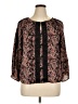 Collective Concepts 100% Polyester Brown 3/4 Sleeve Blouse Size XXL - photo 1