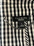 Talbots 100% Polyester Checkered-gingham Gray 3/4 Sleeve Blouse Size L - photo 7