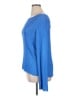 St. John Blue Pullover Sweater Size XL - photo 5