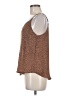 Mine 100% Polyester Brown Sleeveless Top Size M - photo 5