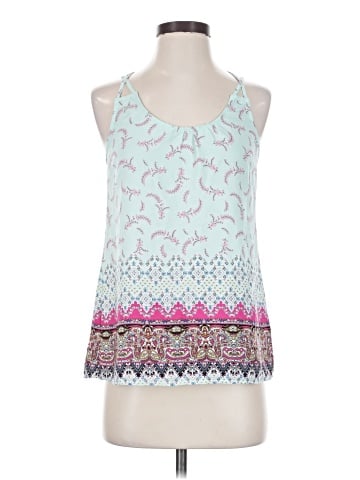 Skies Are Blue Sleeveless Blouse (view 1)