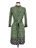 Donna Morgan Print Green Casual Dress Size 6 - photo 1
