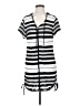 Dotti Stripes Gray Casual Dress Size S - photo 1