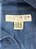 Zara Blue Long Sleeve Button-Down Shirt Size 10 - photo 3