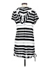 Dotti Stripes Gray Casual Dress Size S - photo 2