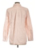 Garnet Hill Stripes Pink Long Sleeve Blouse Size 12 - photo 2
