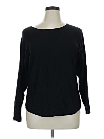 Joan Vass Pullover Sweater (view 1)