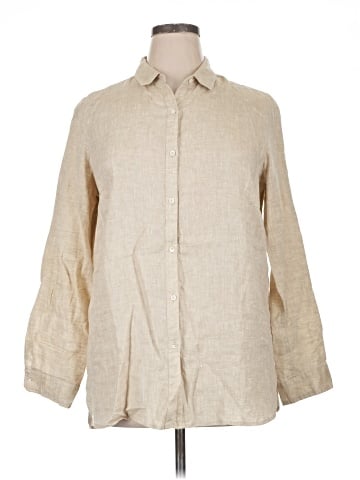 J. McLaughlin 3/4 Sleeve Button-Down Shirt (view 1)
