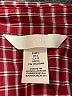 H&M 100% Cotton Checkered-gingham Red Long Sleeve Button-Down Shirt Size L - photo 6