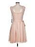Vera Wang 100% Polyester Tan Cocktail Dress Size 10 - photo 2