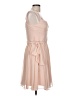 Vera Wang 100% Polyester Tan Cocktail Dress Size 10 - photo 4