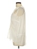 Joan Vass Ivory Sleeveless Blouse Size L - photo 5